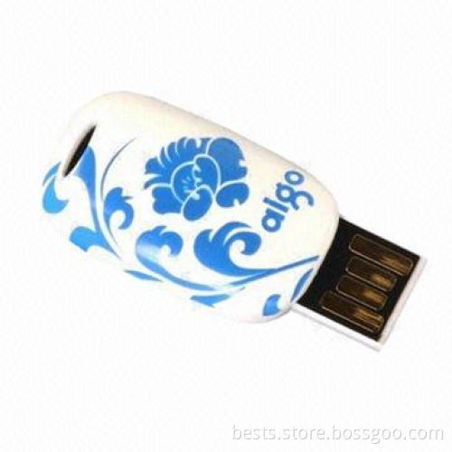 Promotional USB Flash Drive, Made of Ceramic, Good-quality Chips, Available in Various Capacities